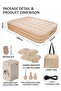 Durable Inflatable Double Size Air Mattress with 2 Air Pillows for Hiking Camping Outdoor Sleepovers - 3