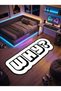 Non-Slip Sole Playstation Xbox Themed Machine Washable Gamer Youth Room on Machine Rug 80X150