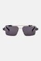 Men PERI10D UV Protection Square Sunglasses, Silver