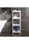 Bathroom Shower 4-Layer Plastic Corner Shelves Storage Unit for Bathroom Kitchen [Rust Proof] - 2