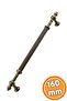 Furniture Kitchen Cabinet Cupboard Handles Pull Handle Antique Antique Yellow Metal Handle 160 mm - 16 cm - 6