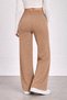 Mustard High Waist Wide-Leg Knitwear Trousers - 5