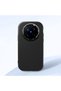Vivo X200 Pro Compatible Camera Protected Black Soft Silicone Phone Case Patterned - 3