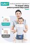 Baby Carrier, Baby Carrier with Hip Seat, Baby Wraps Carrier with 2 Bibs and 2 Rattle Toys Set, Ergo - 4