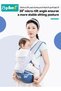 Baby Carrier, Baby Carrier with Hip Seat, Baby Wraps Carrier with 2 Bibs and 2 Rattle Toys Set, Ergo - 6