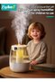 2L Ultrasonic Air Humidifier, Baby Humidifier for Bedroom Baby Room with UV Disinfection Light, Dual - 4