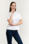Ss 20S Classic Logo Tee Women's Crew Neck T-Shirt White - 2