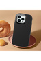 iPhone 12 Pro Max Compatible Camera Protected Black Soft Silicone Phone Case Patterned - 2