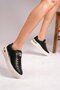 2629 Women's Printed Stone Detailed Casual Sneakers Shoes