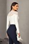 Lace Pack Cardigan Blouse White - 4