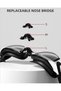 6-in-1 Anti-Fog Swimming Goggles Set Waterproof Phone Case Men Women Black - 8