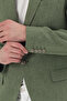 Arunte Men's Green Linen Look Slim Four Seasons Wearable Slim Fit Blazer Jacket - 2