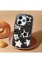 Redmi 13/13X Compatible Shock-Absorbing Camera Protected Black Silicone Case Star Pattern - 2