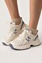 Elvi̇a Original Kri̇stebell Imported Special Series Women's Sneakers White Blue - 3
