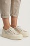 Sedona Imported Special Series Stone-Detail Women's Sneakers Beige - 3