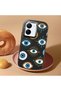 Vivo Y77T/Y78M Compatible Shock-Absorbing Camera Protected Black Silicone Case Evil Eye Charm - 2