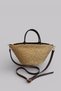 Nerina Genuine Leather Detailed Soft Rope Straw Look Women's Bag–Shoulder and Crisscross Straps Stylish Bag - 4