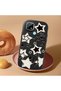 Realme C21 Compatible Shock-Absorbing Camera Protected Black Silicone Case Star Pattern - 2