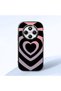 Redmi A4 Compatible Shock-Absorbing Camera Protected Black Silicone Case Heart Pattern