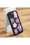 iPhone 15 Plus Compatible Luxury and Stylish Flower Petal Patterned Silicone Phone Case - 2