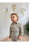 Mini Holiday Green Shirt and Pants 2-Piece Baby Boy Set - 3