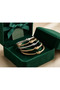 Brass Tarnish Resistant Authentic Jewelry 5 Pieces Gold and Silver Color Snake Model Vintage Women's Bracelet Set - 3