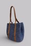 Velora Genuine Leather Detailed Soft Rope Women's Straw Sandals Shoulder Bag – Stylish and for Daily Use Tote Bag - 3