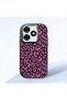 Tecno Spark 20/20C Compatible Shock-Absorbing Camera Protected Black Silicone Case Leopard Printed I