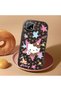 Realme C21 Compatible Shock-Absorbing Camera Protected Black Silicone Case Kitty - 2