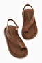 Annia Genuine Leather Tan Flip Flops for Women Sandals - 3