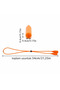 Adjustable Letter Detailed Silicone Glasses Strap / Glasses Cord Orange - 3