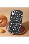 حافظة سيليكون سوداء متوافقة مع هاتف iPhone XR مع حماية للكاميرا ماصّ للصدمات فراشة منقوش - 2