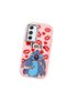 Samsung Galaxy A54 Compatible Shock-Absorbing Camera Protected Pink Silicone Case Stitch Patterned - 3
