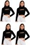 4 Pcs Neck Collar Sleeves with Sleeves for Islamic Dress