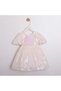 Girl's Sequined Lined Balloon Sleeve Party Dress