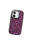 Oppo A3/A3X 4G/5G Compatible Shock-Absorbing Camera Protected Black Silicone Case Leopard Printed I - 3