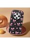 Redmi A4 Compatible Shock-Absorbing Camera Protected Black Silicone Case Bowknot Patterned - 2