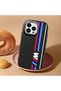 iPhone 14 Pro Max Compatible Black Silicone Case with Shock-Absorbing Camera Protections Bmw Patterned - 2