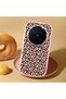 Vivo X300 Pro Compatible Shock-Absorbing Camera Protected Pink Silicone Case Leopard Printed I - 2