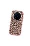 Vivo X200 Pro Compatible Shock-Absorbing Camera Protected Pink Silicone Case Leopard Printed I - 3