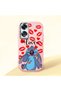 Oppo A60 Compatible Shock-Absorbing Camera Protected Pink Silicone Case Stitch Patterned