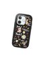 Oppo A5 Pro 4G/5G Compatible Shock-Absorbing Camera Protected Black Silicone Case Stylish Print - 3