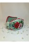 Handmade, Cross-Stitch Embroidered, Headband, Crown, Floral, Cross-Tied, Bohemian - 3