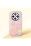 Redmi A4 Compatible Shock-Absorbing Camera Protected Pink Silicone Case Floral Print