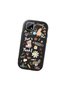 Realme C21 Compatible Shock-Absorbing Camera Protected Black Silicone Case Stylish Printing - 3