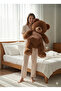 مجموعة بيجامة محبوكة من قطن قطع من Peach منقوش Soft Touch Summer Pointelle - 4