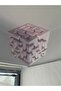 3D Cube Wall Sticker Illusion Wall Decor – Non-Adhesive Static Cling Smart Paper Wall Poster - 4