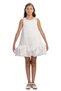 Girl's Satin Balloon Birthday - Party - Graduation Dress 8-14 Years 36113Pr-Ecru - 2