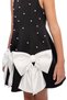 Girl's Pearl Ribbon Detailed Birthday - Party - Graduation Dress 8-15 Years 36110Pr-Black - 5