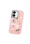 Vivo Y77T/Y78M Compatible Shock-Absorbing Camera Protected Pink Silicone Case Stylish Print - 3